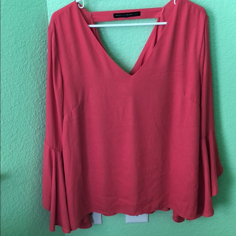 WHBM long sleeve blouse